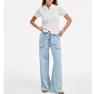 Lucky Brand Wide-Leg Jeans